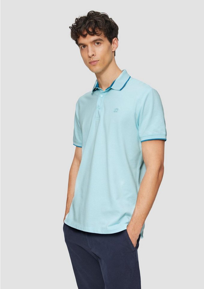s.Oliver Poloshirt Poloshirt Kragen, Knopfleiste, kurzarm – Bild 2 von 5