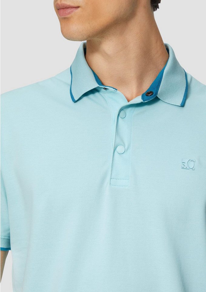 s.Oliver Poloshirt Poloshirt Kragen, Knopfleiste, kurzarm – Bild 3 von 5