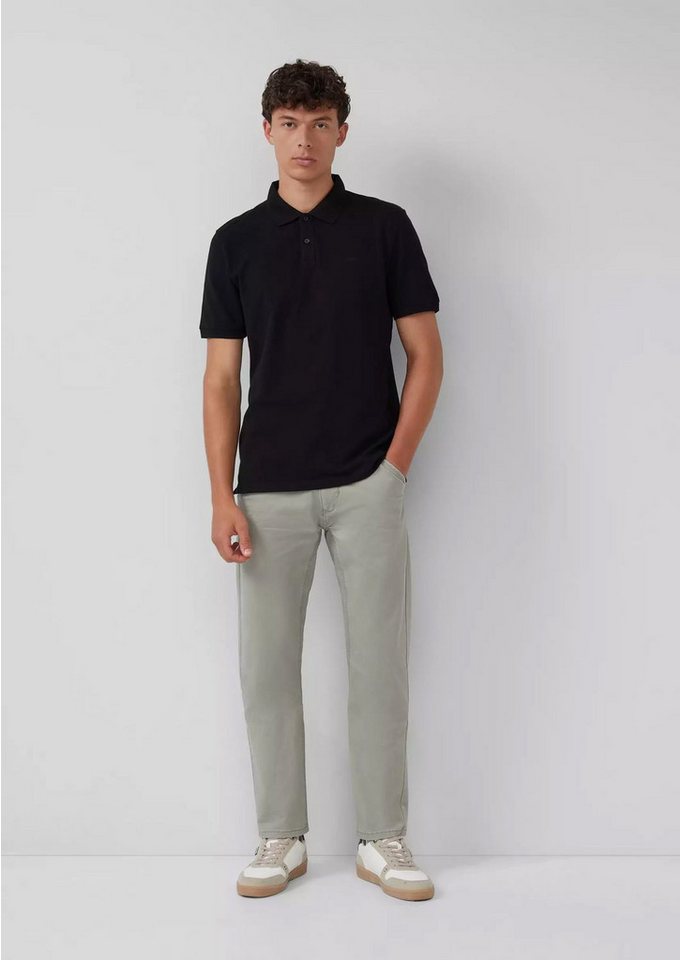 s.Oliver Poloshirt Poloshirt Kragen, Knopfleiste, Logo-Stickerei – Bild 4 von 5