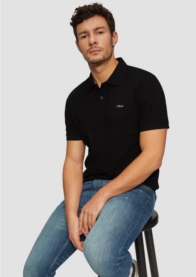 s.Oliver Poloshirt Poloshirt Kragen, Knopfleiste, kurzarm – Bild 2 von 5