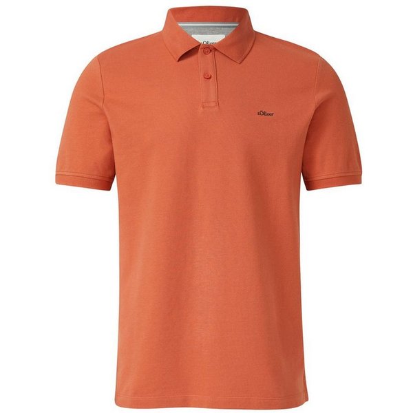 s.Oliver Poloshirt Poloshirt Kragen, Knopfleiste, kurzarm