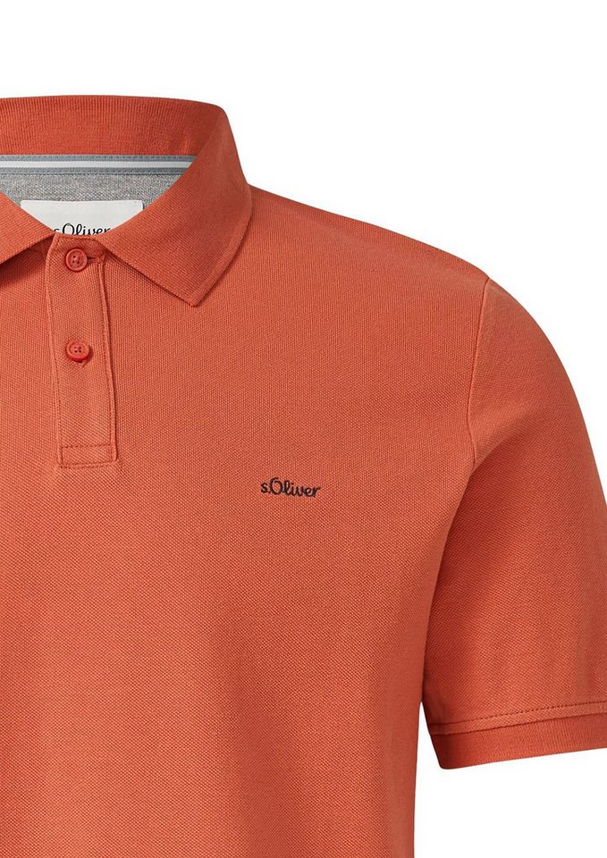s.Oliver Poloshirt Poloshirt Kragen, Knopfleiste, kurzarm – Bild 4 von 5