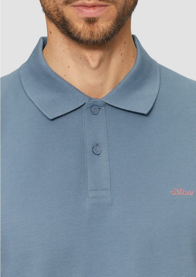 s.Oliver Poloshirt Poloshirt Kragen, Knopfleiste, kurzarm – Bild 3 von 5