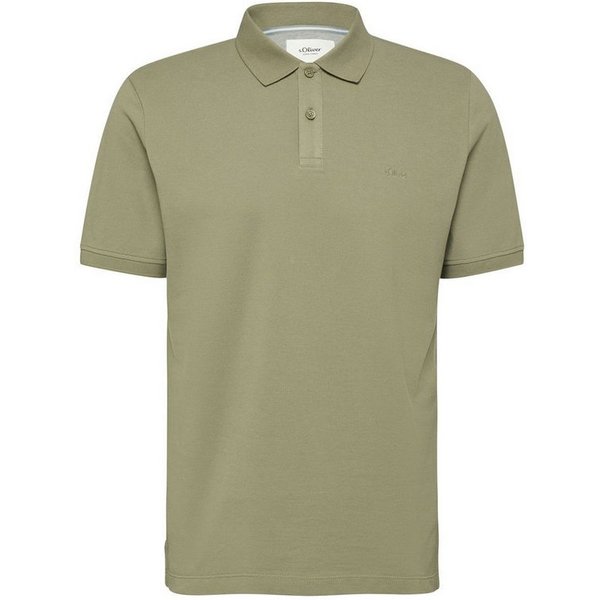 s.Oliver Poloshirt Poloshirt Kragen, Knopfleiste, kurzarm