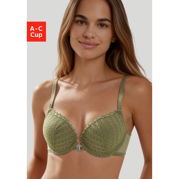s.Oliver Push-up-BH, BH mit Bügel, Lilou mit praktischem Vorderverschluss, sexy Dessous