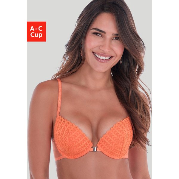 s.Oliver Push-up-BH, BH mit Bügel, Lilou mit praktischem Vorderverschluss, sexy Dessous