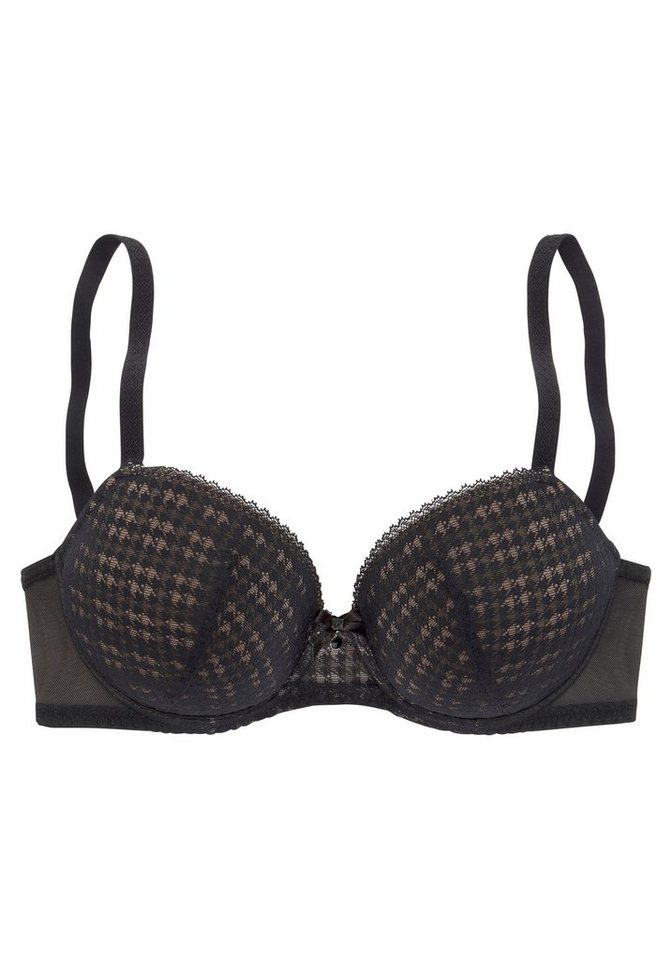 s.Oliver Push-up-BH Noelle mit Bügel, aus graphischer Spitze, Dessous, auch für große Größen – Bild 2 von 5