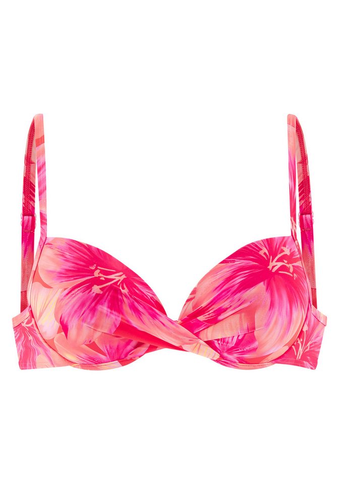 s.Oliver Push-Up-Bikini-Top Jayce, mit Blumenprint – Bild 2 von 5