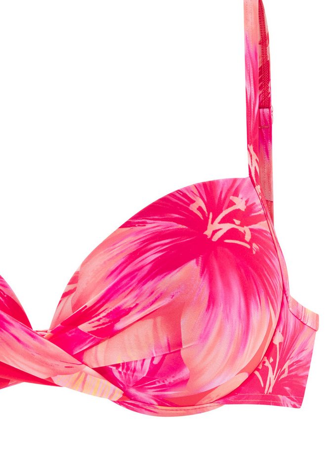 s.Oliver Push-Up-Bikini-Top Jayce, mit Blumenprint – Bild 3 von 5