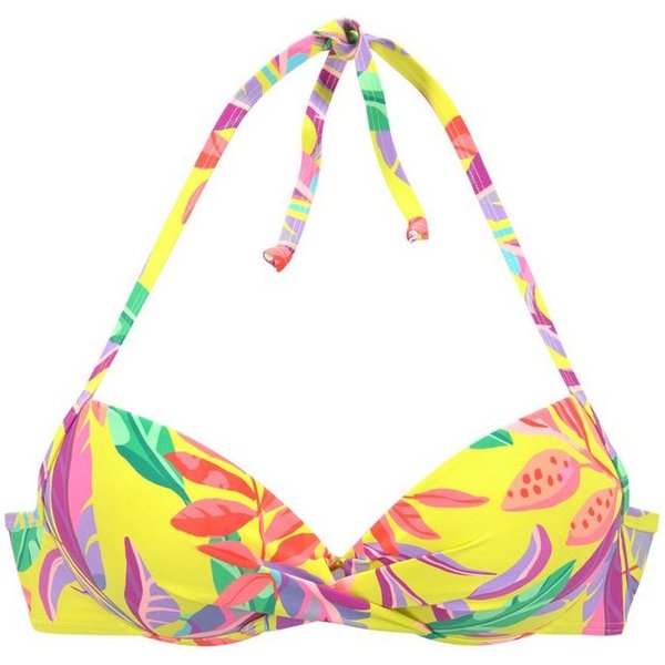 s.Oliver Push-Up-Bikini-Top Mallorca, in Wickeloptik