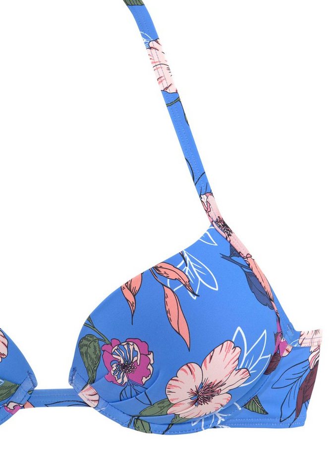 s.Oliver Push-Up-Bikini-Top Maya, mit floralem Design – Bild 3 von 5