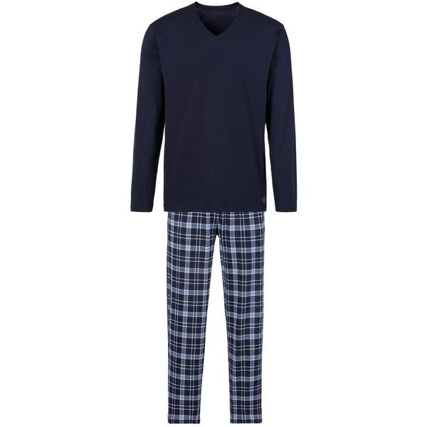 s.Oliver Pyjama (2 tlg., 1 Stück) mit Karo-Hose
