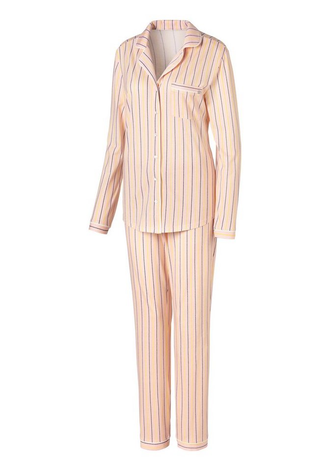 s.Oliver Pyjama (Set, 2 tlg) mit abgesetzten Paspel-Details – Bild 3 von 5