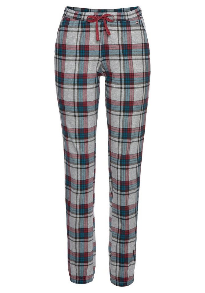s.Oliver Pyjamahose mit Allover-Muster und kontrastfarbener Kordel – Bild 2 von 5