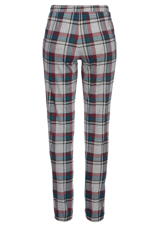s.Oliver Pyjamahose mit Allover-Muster und kontrastfarbener Kordel – Bild 4 von 5