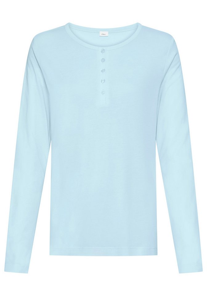 s.Oliver Pyjamaoberteil mit Knopfleiste – Bild 2 von 5