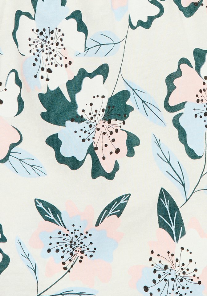 s.Oliver Pyjamashorts Schöner Blumen oder Streifen Druck – Bild 5 von 5