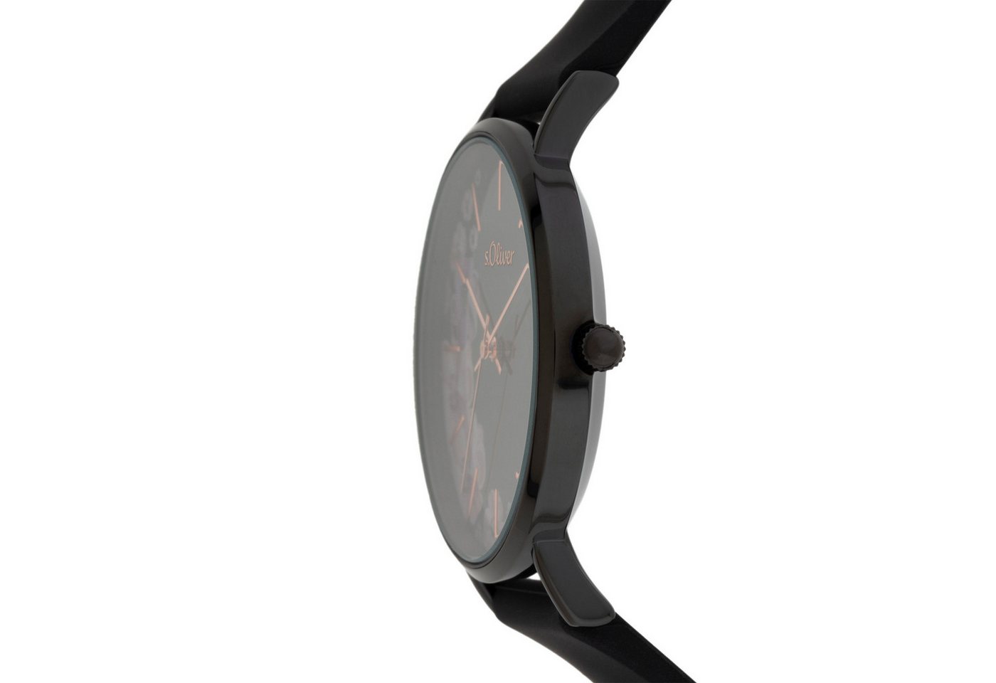 s.Oliver Quarzuhr Modern Statement Silikon – Bild 4 von 5