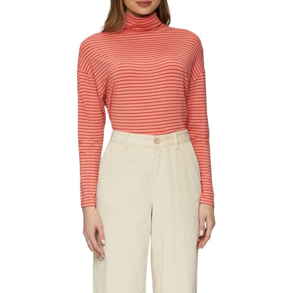 s.Oliver Rollkragenpullover mit Streifenmuster
