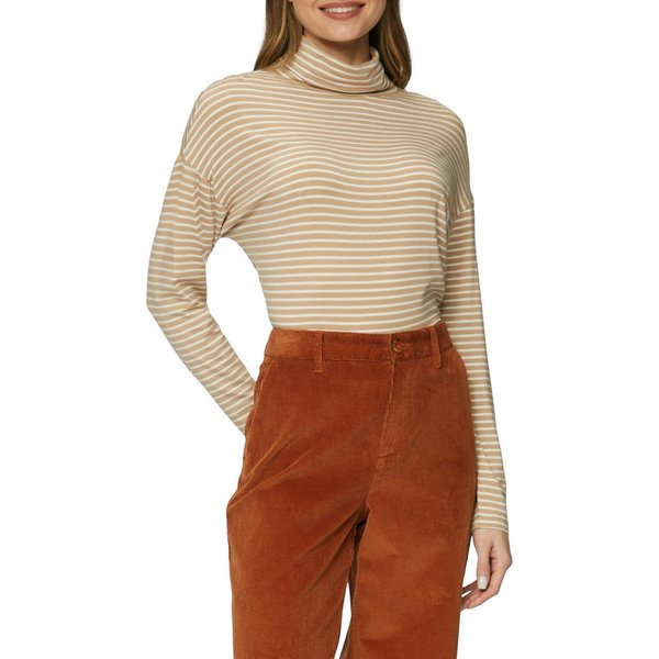 s.Oliver Rollkragenpullover mit Streifenmuster
