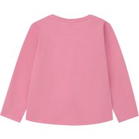 S.Oliver Shirt langarm Blumen-Tasche