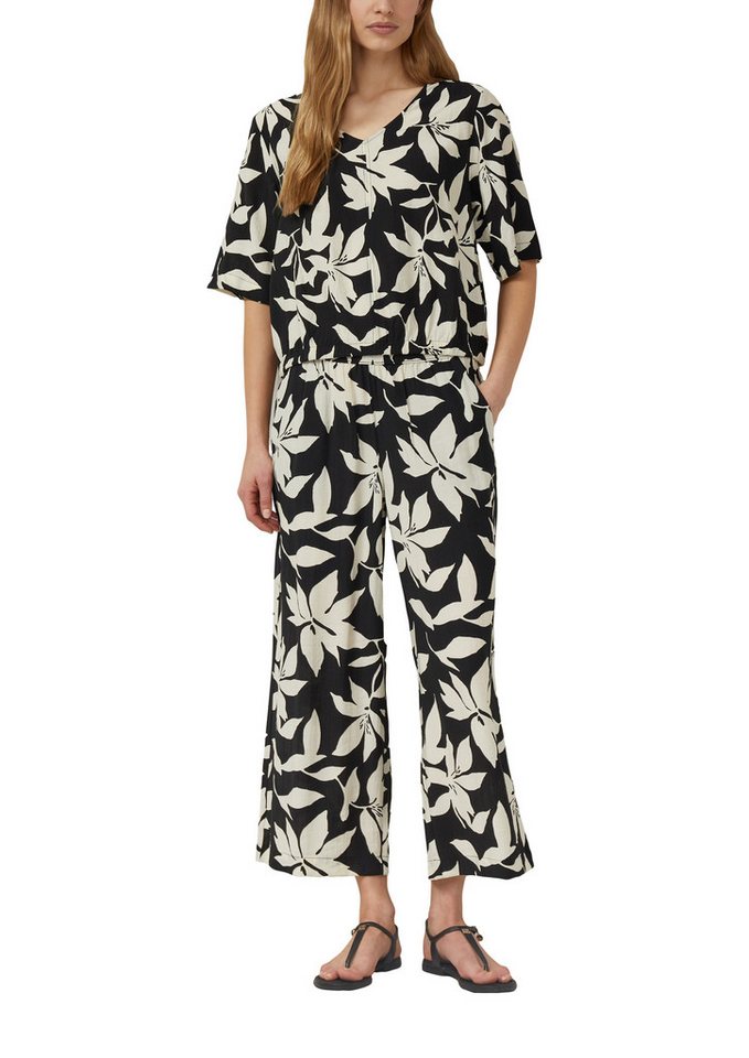 s.Oliver Shirtbluse weite Passform, V-Ausschnitt – Bild 2 von 4