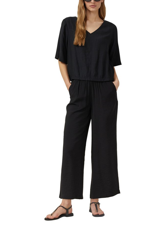 s.Oliver Shirtbluse weite Passform, V-Ausschnitt – Bild 2 von 4