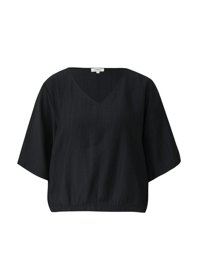 s.Oliver Shirtbluse weite Passform, V-Ausschnitt – Bild 3 von 4