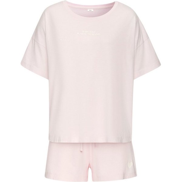 s.Oliver Shorty (Set, 2 tlg) mit kleinem Frontprint