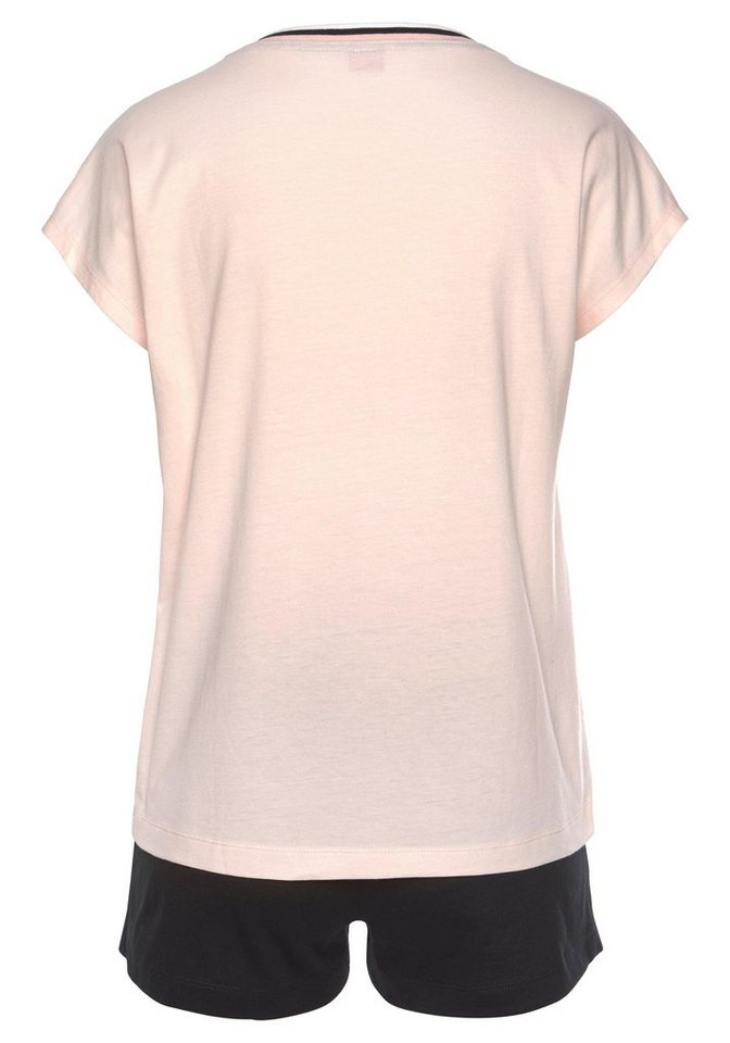 s.Oliver Shorty (Set, 2 tlg) mit gestreiften Bündchen und Schriftprint – Bild 4 von 5