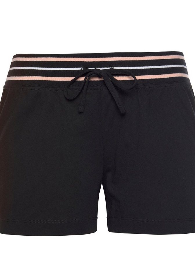 s.Oliver Shorty (Set, 2 tlg) mit gestreiften Bündchen und Schriftprint – Bild 5 von 5