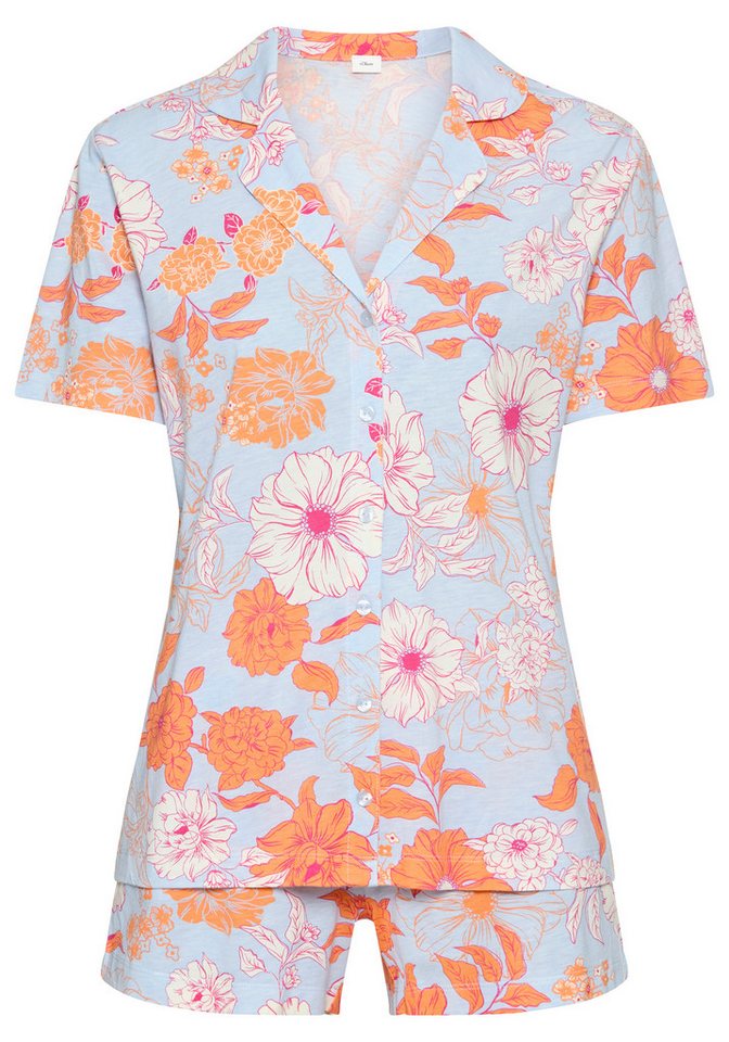 s.Oliver Shorty (Set, 2 tlg) mit Blumen-Muster – Bild 2 von 5