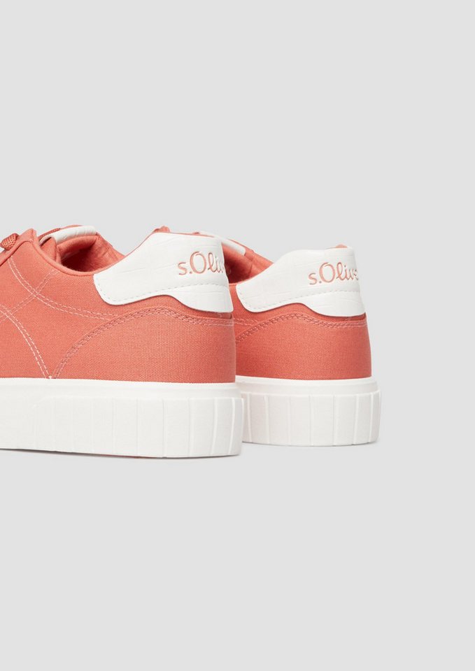 s.Oliver Sneakers Sneaker Textil-Sneaker mit Schnürung – Bild 2 von 3
