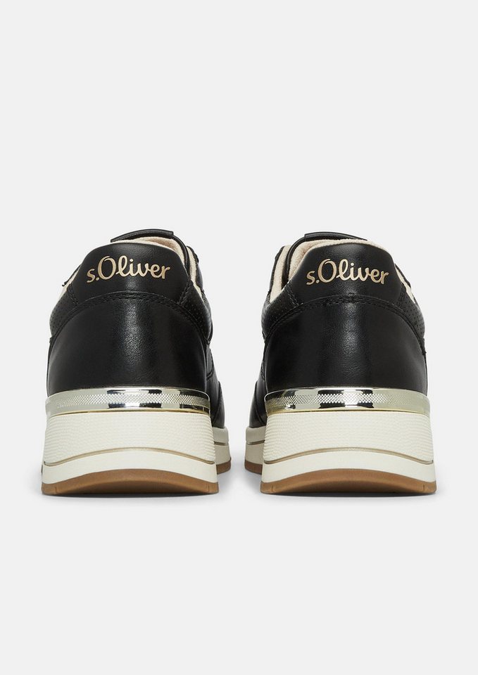 s.Oliver Sneakers Sneaker Sneaker mit Plateau-Sohle und Logo-Prägung – Bild 2 von 3