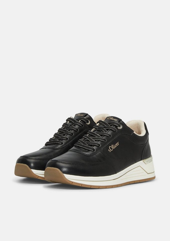 s.Oliver Sneakers Sneaker Sneaker mit Plateau-Sohle und Logo-Prägung – Bild 3 von 3