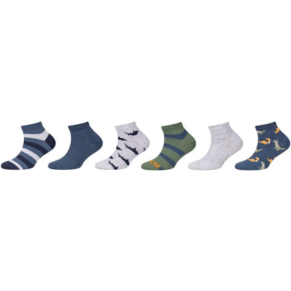s.Oliver Sneakersocken (6-Paar) div. Muster, Multipack
