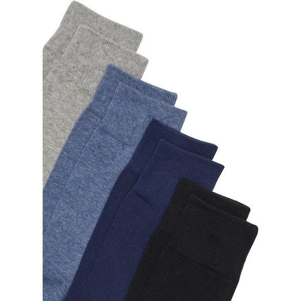 s.Oliver Socken essentials (8-Paar, 8 Paar) mit normaler Passform, mittelhoch bis zur halben Wade, formbeständig