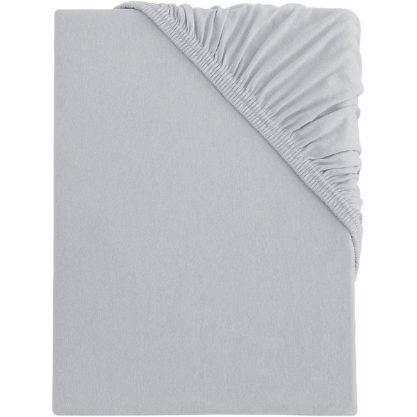 s.Oliver Spannbettlaken TABEA, 100% Baumwolle, 145 g/m², Jersey, Gummizug: rundum, (1 Stück), Bettlaken für Matratzen bis 25 cm Höhe, perfekter Sitz, bügelfrei