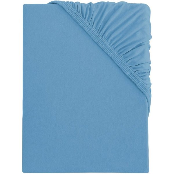 s.Oliver Spannbettlaken TABEA, 100% Baumwolle, 145 g/m², Jersey, Gummizug: rundum, (1 Stück), Bettlaken für Matratzen bis 25 cm Höhe, perfekter Sitz, bügelfrei