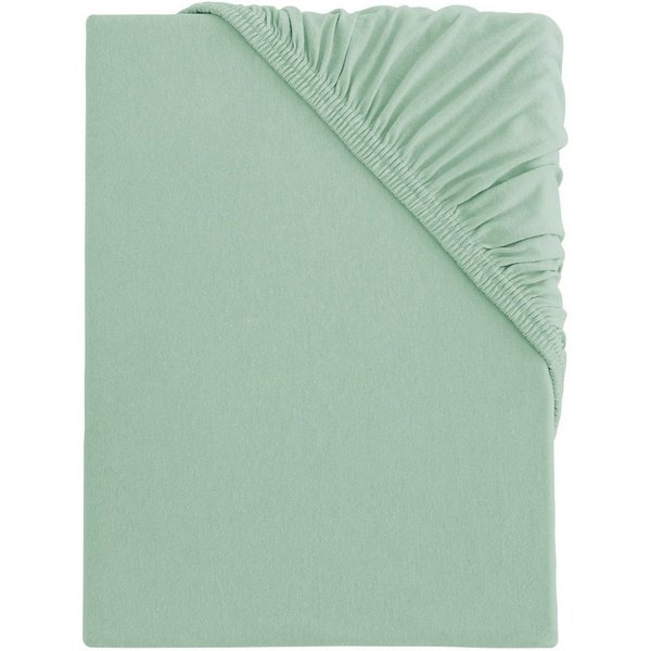s.Oliver Spannbettlaken TABEA, 100% Baumwolle, 145 g/m², Jersey, Gummizug: rundum, (1 Stück), Bettlaken für Matratzen bis 25 cm Höhe, perfekter Sitz, bügelfrei