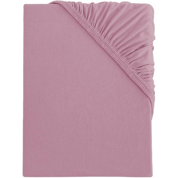 s.Oliver Spannbettlaken TABEA, 100% Baumwolle, 145 g/m², Jersey, Gummizug: rundum, (1 Stück), Bettlaken für Matratzen bis 25 cm Höhe, perfekter Sitz, bügelfrei
