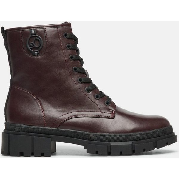 s.Oliver Stiefel Stiefel Stiefel in Leder-Optik mit Profilsohle