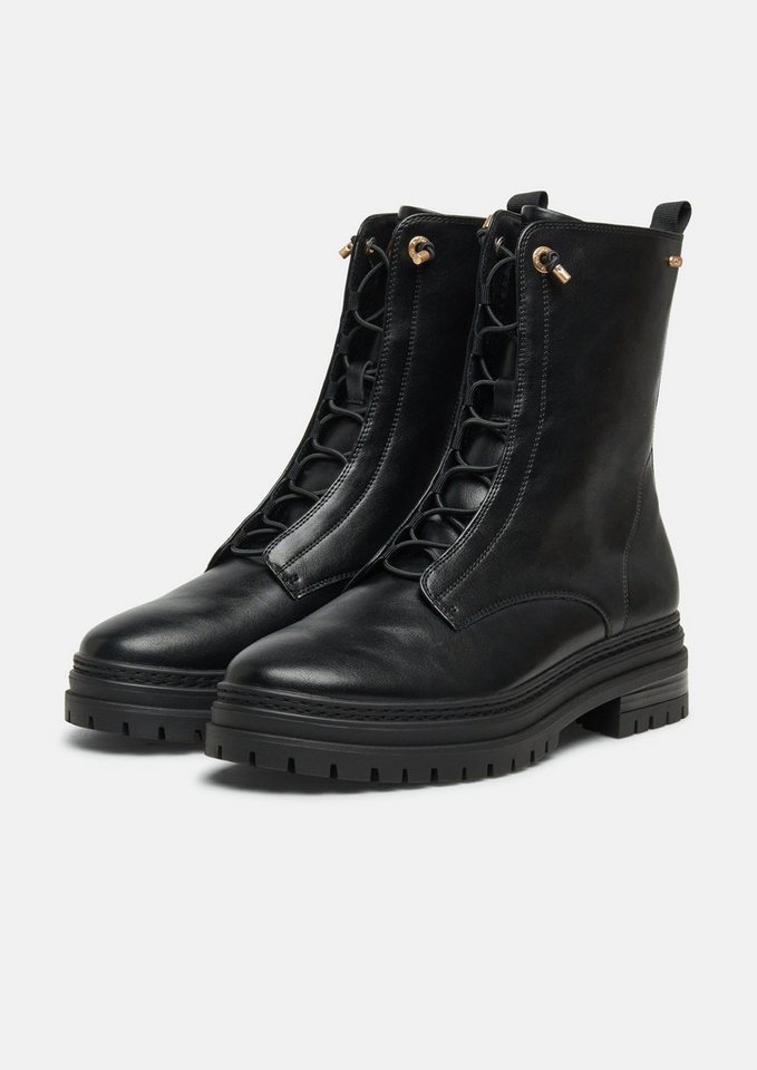 s.Oliver Stiefel Stiefel Stiefel in Leder-Optik mit Profilsohle – Bild 3 von 3