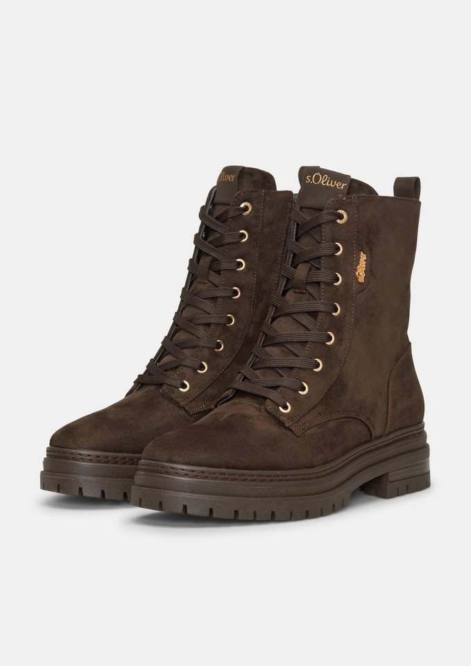 s.Oliver Stiefel Stiefel Stiefel in Leder-Optik mit Schnürung – Bild 3 von 3