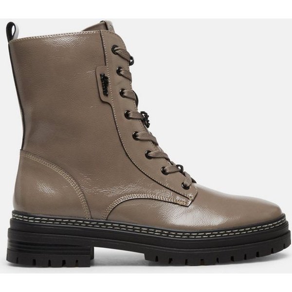s.Oliver Stiefel Stiefel Stiefel in Leder-Optik mit Schnürung