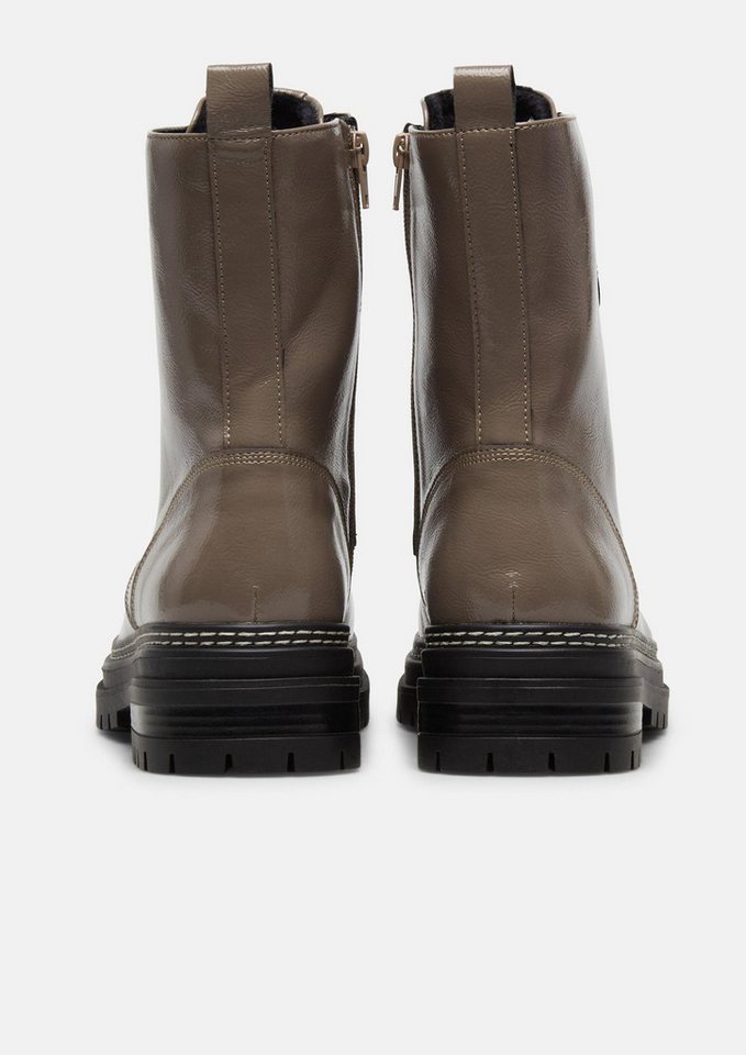 s.Oliver Stiefel Stiefel Stiefel in Leder-Optik mit Schnürung – Bild 2 von 3