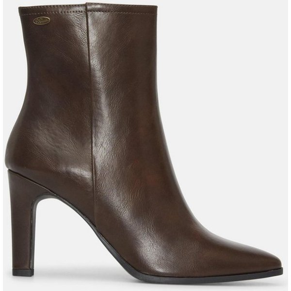 s.Oliver Stiefeletten Stiefel Stiefeletten in Leder-Optik