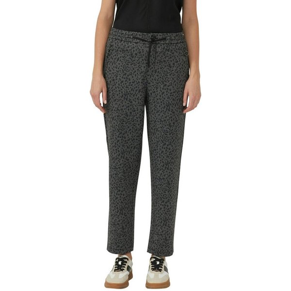 s.Oliver Stoffhose mit Leo-Print