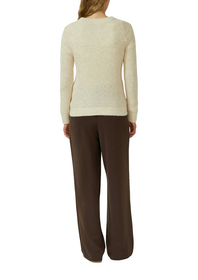s.Oliver Strickpullover aus Wollmix und mit Strickmuster – Bild 2 von 4