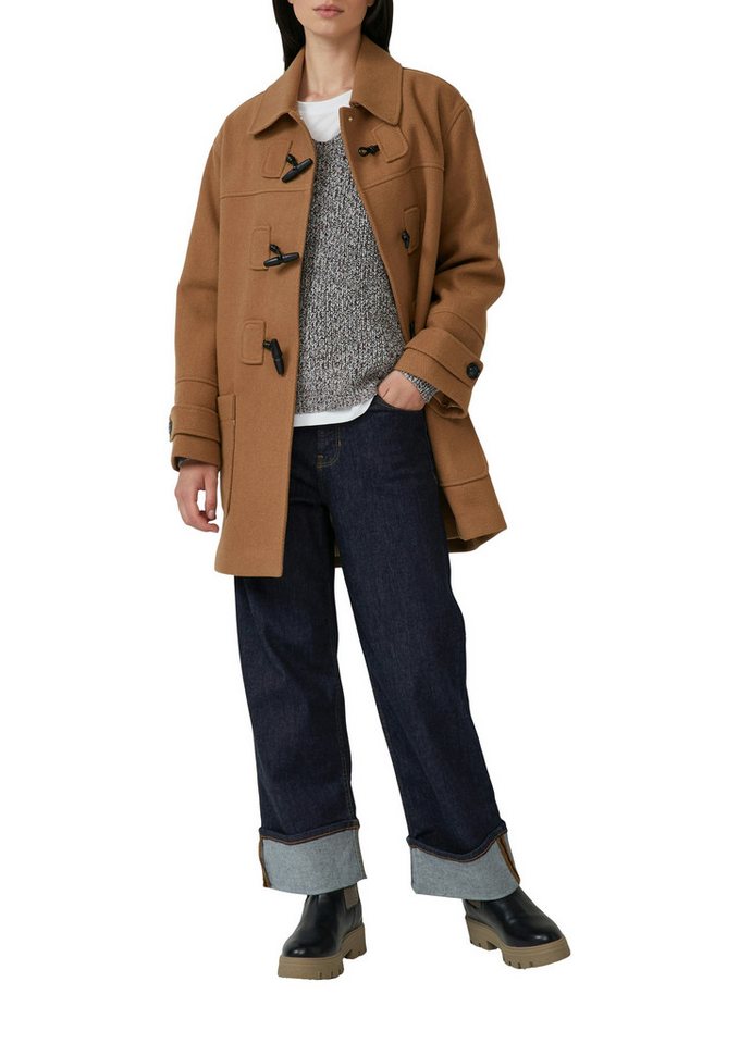 s.Oliver Strickpullover mit V-Ausschnitt, meliert – Bild 3 von 4